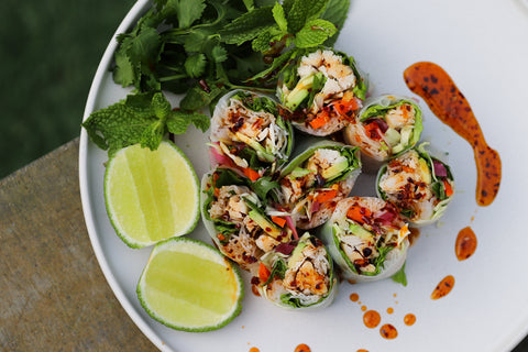Smokey Red Vietnamese Spring Rolls