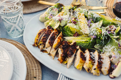 Little Gem Chopped Salad with Meyer Lemon Vinaigrette