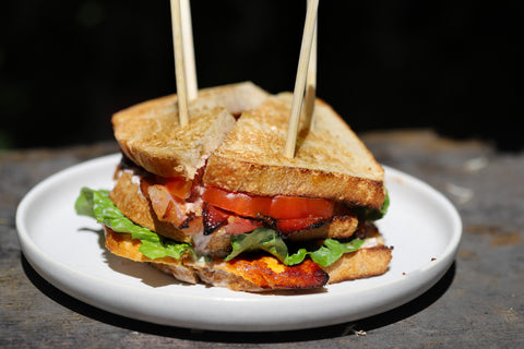 Smokey Red Club Sandwich